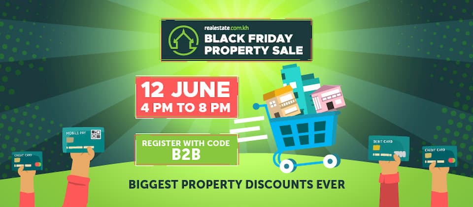 B2B Cambodia Black Friday Property Sale 2020 discount