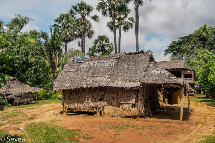 Cambodia-solar-power-home system