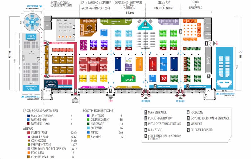 Digital Cambodia 2020 Floorplan