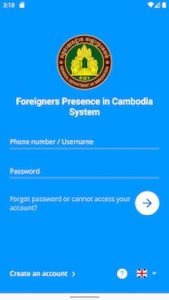 Foreigners Present in Cambodia System