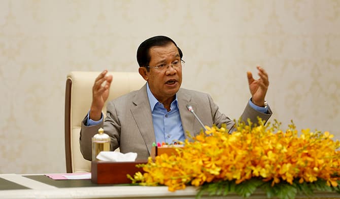 Cambodian Prime Minister Hun Sen