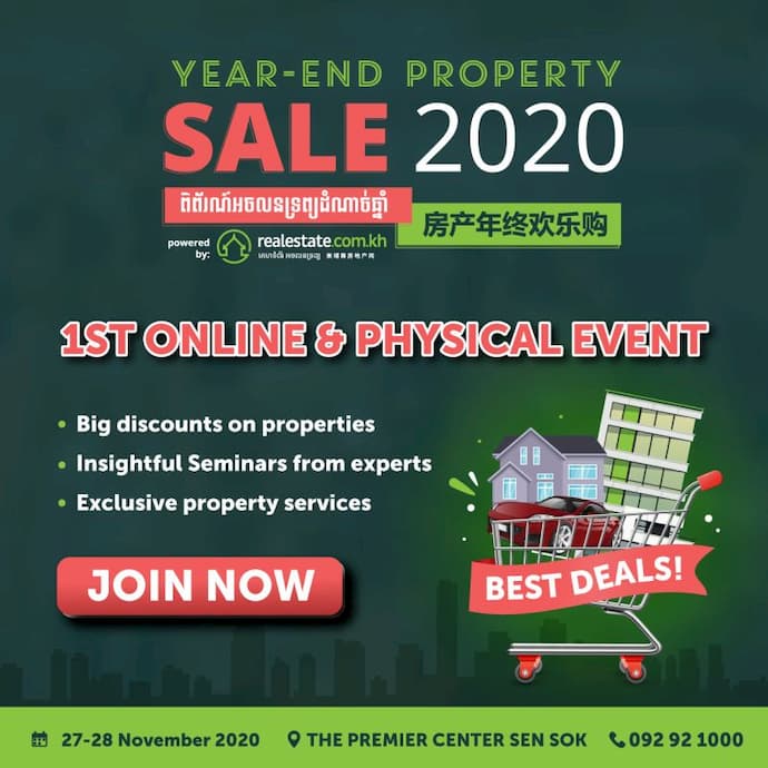 Realestate.com.kh Year-End Property Sale 2020