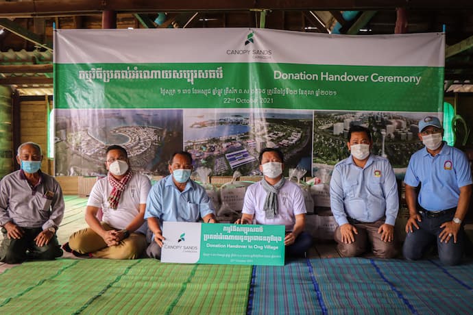 Canopy Sands Provides Care Packages to Lop Tapang & Sihanoukville Residents