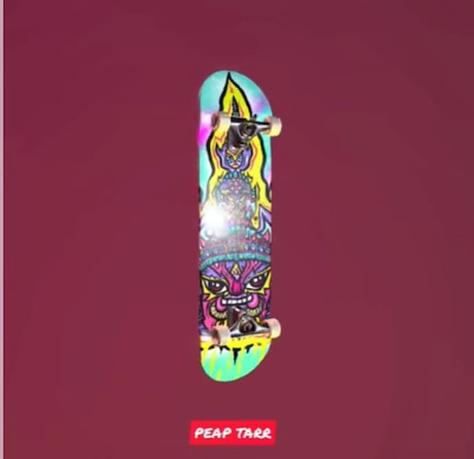 Peap Tarr NFT Skateboard