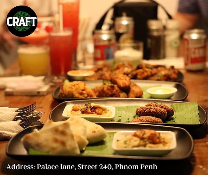 Craft Bar food selection in Palace Lane