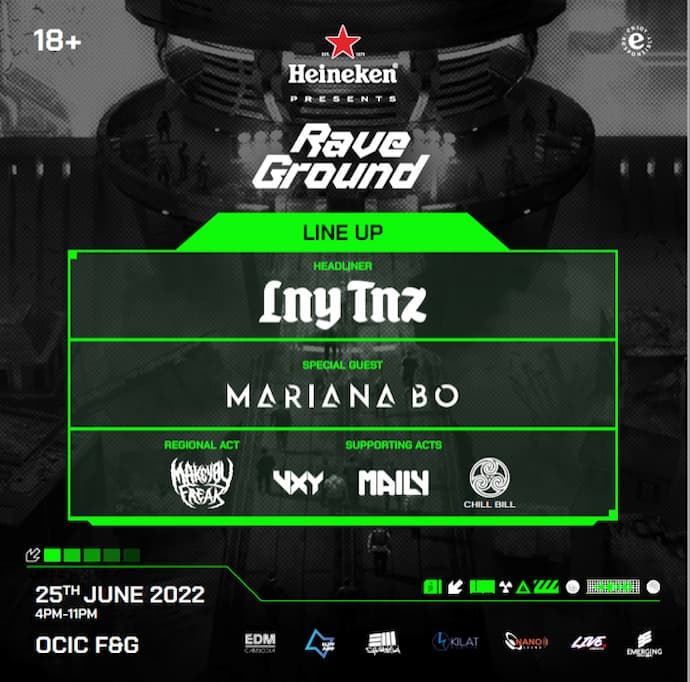 Heineken® presents Raveground - Lineup