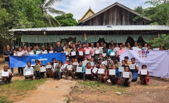 Cambodia Panasonic "Light up the Future" Rural Areas