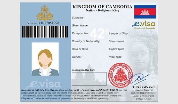 Cambodian Online E-Type Visa