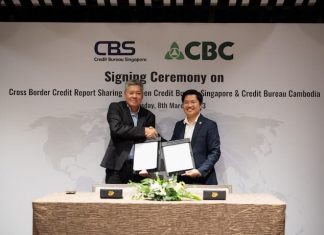 Credit Bureau Singapore & Credit Bureau Cambodia Launch First Cross-border Initiative Between The Two Countries