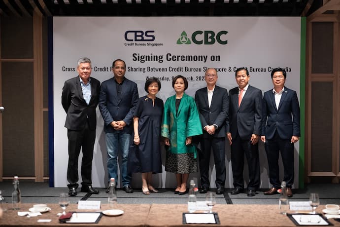 Credit Bureau Singapore & Credit Bureau Cambodia Launch First Cross-border Initiative Between The Two Countries