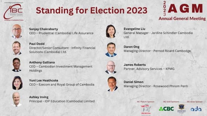 International Business Chamber of Cambodia (IBC) AGM and Board Elections 2023