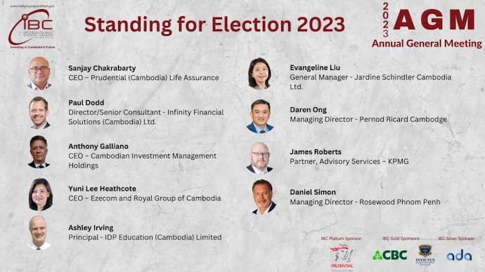 International Business Chamber of Cambodia (IBC) AGM and Board Elections 2023