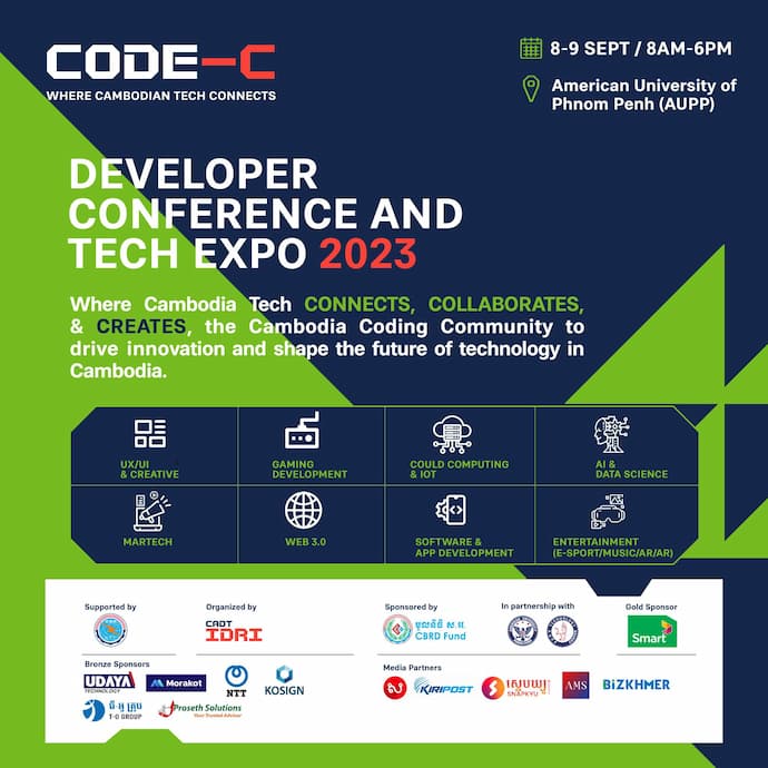 Cambodian Developer Conference And Tech Expo 2023 (CODE-C)