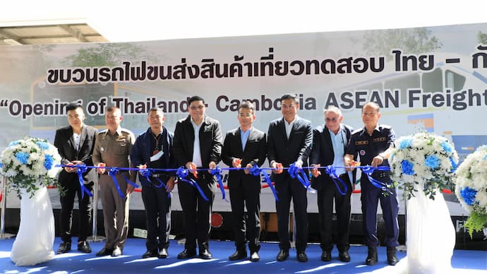 Cambodia-Thai Freight Rail Link Opened