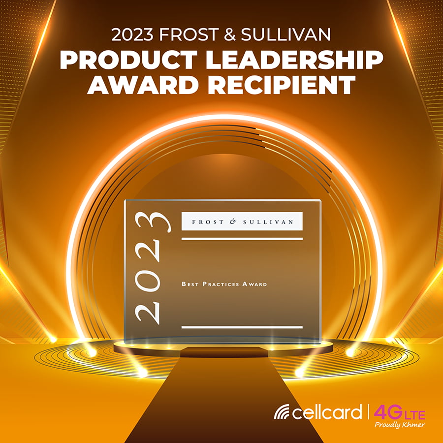 Cellcard Awarded Frost & Sullivan Product Leadership Award