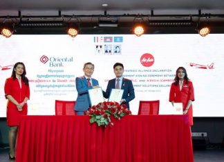 AirAsia And Oriental Bank Plc Sign Merchant Service Agreement
