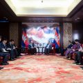 Hun Manet meeting with CRCC at the Belt and Road Summit