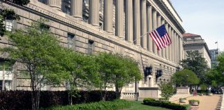 US Dept. of Commerce Building Main Entrance