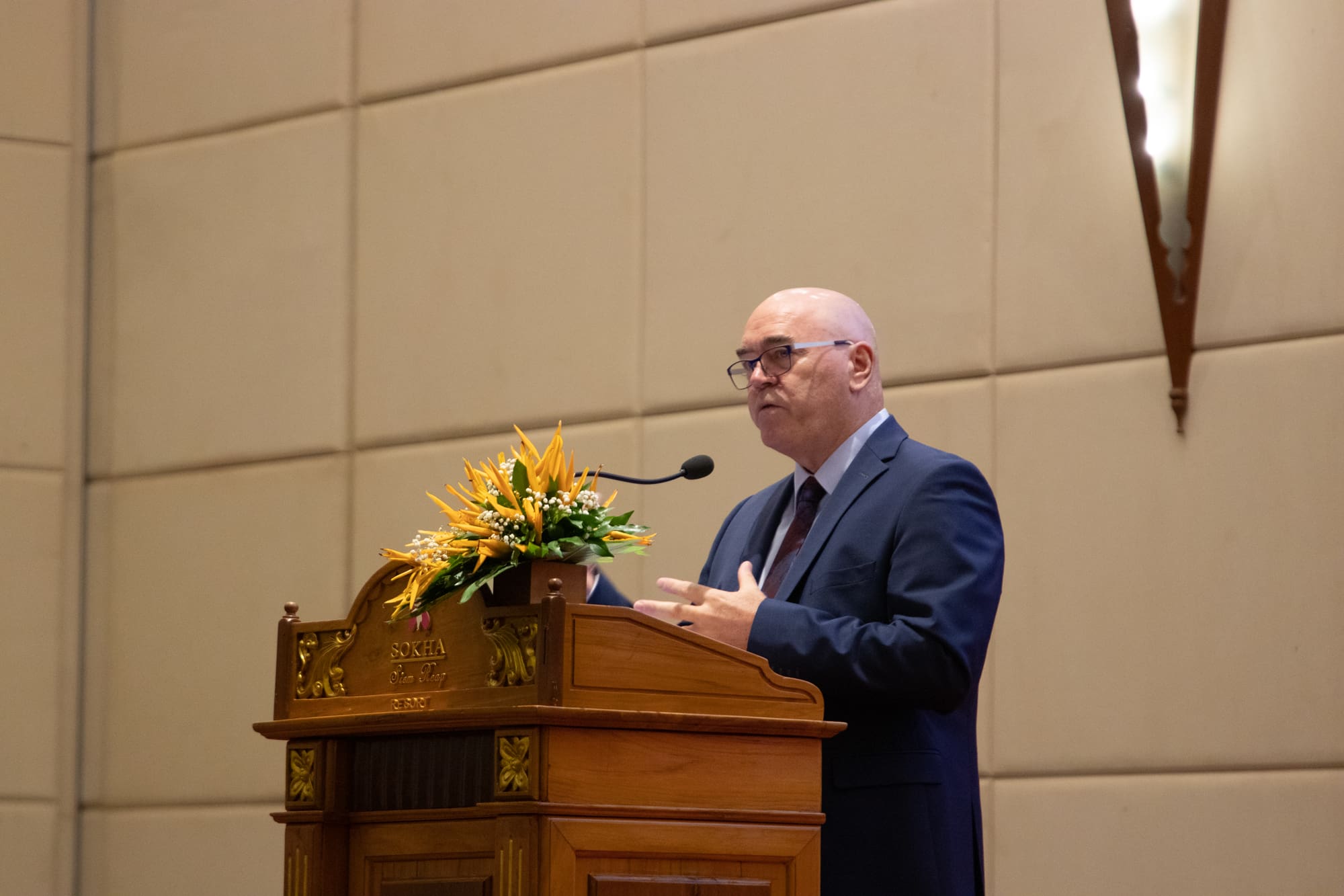 Dr. Stefan Hanselmann speaks at the Investment Promotion Conference 2023