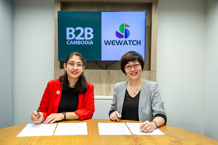 B2B Cambodia and WeWatch sign an MoU