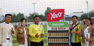 Customers take part in a series of fun games to showcase Yeo’s Soy Immuniti’s new can with Vitamin B6 and Zinc - Yeo's PR from Mekhala