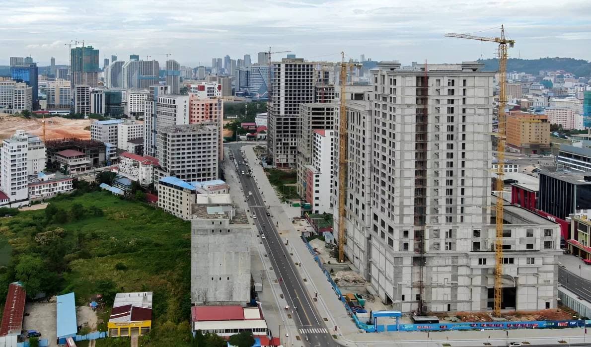 Sihanoukville unfinished buildings - REAKH