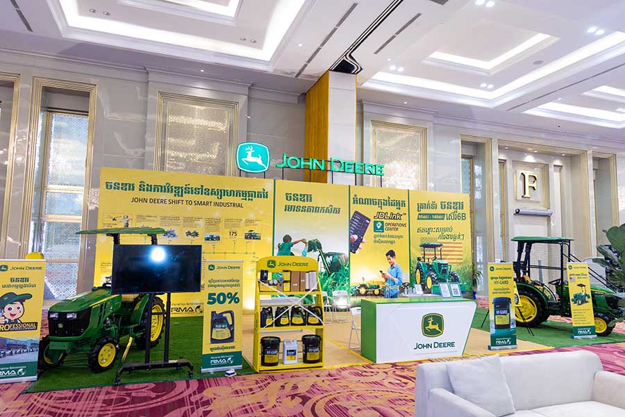John Deere's booth at RMA Cambodia's 2024 Business Partners Expo